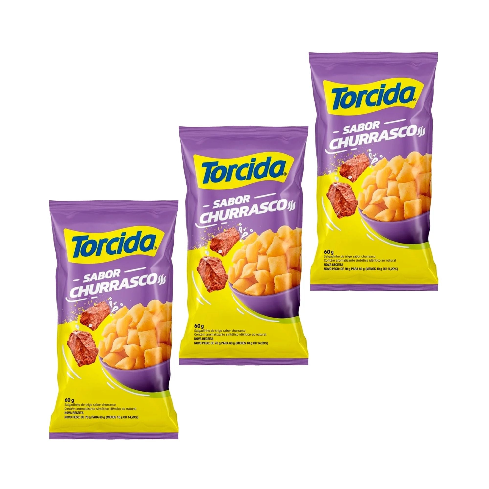 Salgadinho Torcida® (3x60g)